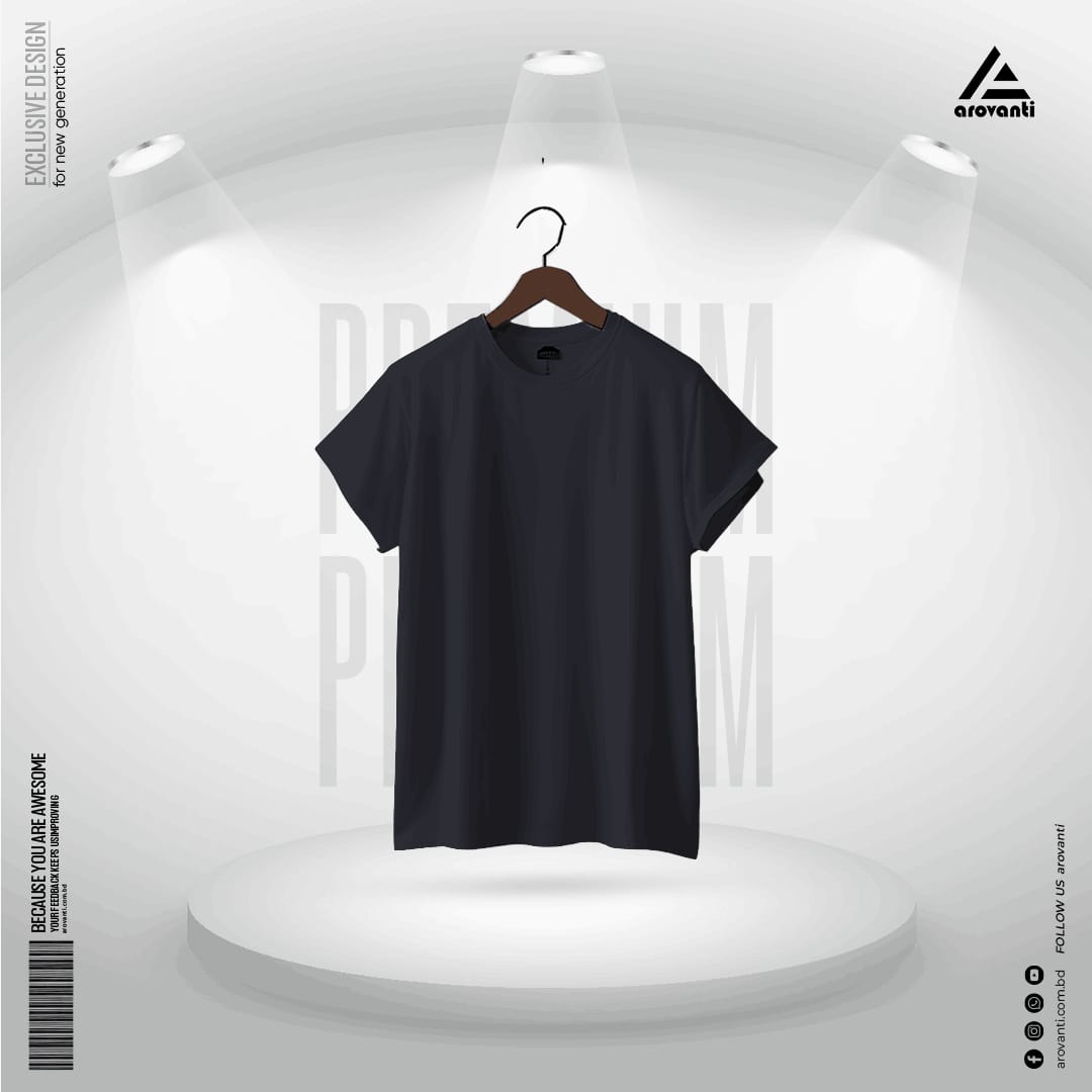 Solid T-Shirt - Black